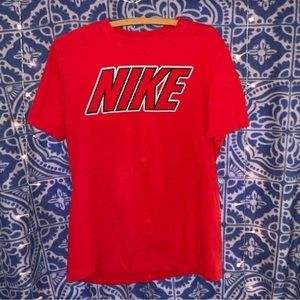 Nike Men’s logo red shirt